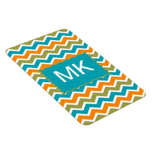 Peacock Vibrant Tribal Zigzag Magneet (Rechterzijde)