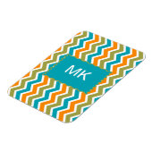 Peacock Vibrant Tribal Zigzag Magneet (Linkerzijde)