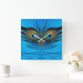 Peacock Vierkante Klok (Huis)