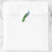  Peacock Vierkante Sticker (Tas)