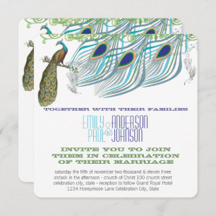 Peacock Vintage 3 Ververen met Peacock Kaart