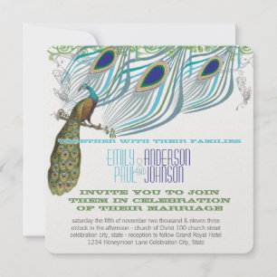 Peacock Vintage 3 Ververen met Peacock Kaart