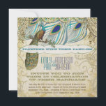 Peacock Vintage 3 Ververen met Peacock Kaart<br><div class="desc">zie meer  vredestichtende vogelproducten Peacock Wedding Invitations  Art Nouveau Peacock Bird Parade Wedding - zie meer  vogelproducten  Paisley Peacock Colors of Fuchsia and Limoen Paisley Wedding Invitation - Paisley Peacock Colors Wedding Invitations,  RSVP,  Save the Date and Direction of Reception Cards. RSVP & Place Cards RSVP & Place Cards</div>