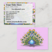 Peacock Visitekaartje (Voorkant / Achterkant)