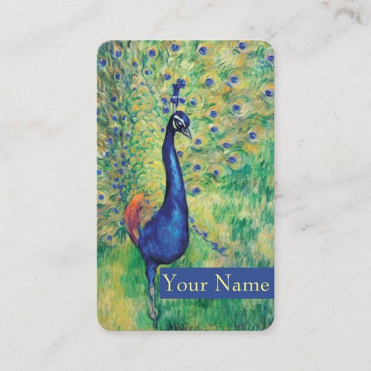 Peacock - Visitekaartje (Voorkant)