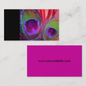 Peacock Visitekaartje (Voorkant / Achterkant)