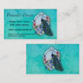 Peacock-Visitekaartje, 3,5 x 2,0 inch, 100 stuks Visitekaartje (Voorkant / Achterkant)