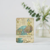 Peacock-Visitekaartje Visitekaartje (Staand voorkant)