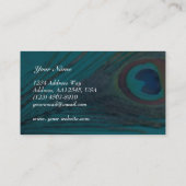 Peacock-Visitekaartje Visitekaartje (Achterkant)