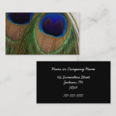 Peacock Visitekaartjes (Voorkant / Achterkant)