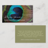 Peacock Visitekaartjes (Voorkant / Achterkant)