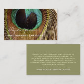 Peacock Visitekaartjes (Voorkant / Achterkant)