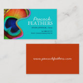Peacock Visitekaartjes (Voorkant / Achterkant)