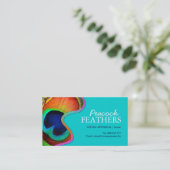 Peacock Visitekaartjes (Staand voorkant)