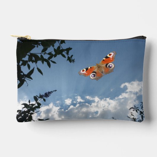 Peacock vlinder accessoire tas (Voorkant)