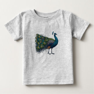 Peacock vogel Baby Fine Jersey T-shirt