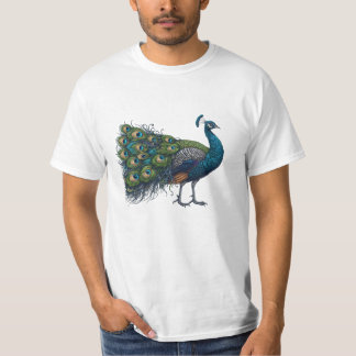 Peacock vogel waarde T-shirt