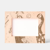 Peacock vogels gegraveerde lijstjes (Voorkant)