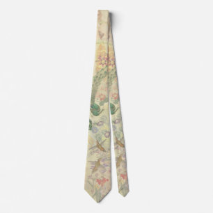 Peacock Vogels Veters Bloemen Dieren Necktie Stropdas