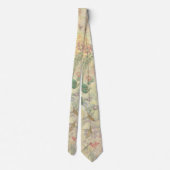 Peacock Vogels Veters Bloemen Dieren Necktie Stropdas (Achterkant)
