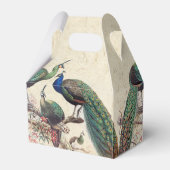  Peacock Vogels Wildlife Animals Favor Box Bedankdoosjes (Achterkant)