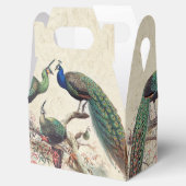  Peacock Vogels Wildlife Animals Favor Box Bedankdoosjes (Geopend)