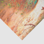 Peacock - vogelvrij vlindervliegenpapier tissuepapier (Detail)