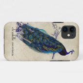  Peacock, volledige veren op gespannen kant Case-Mate iPhone Case (Achterkant (horizontaal))