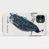 Peacock, volledige veren op gespannen kant Case-Mate iPhone Case (Achterkant (horizontaal))