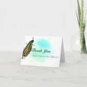  Peacock Vrijgezellenfeest dank u Bedankkaart (Voorkant)
