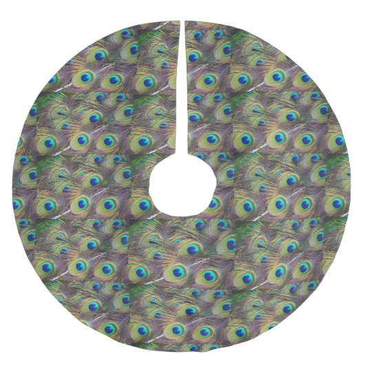 Peacock Vuurbomen Kerstboom Rok (Voorkant)