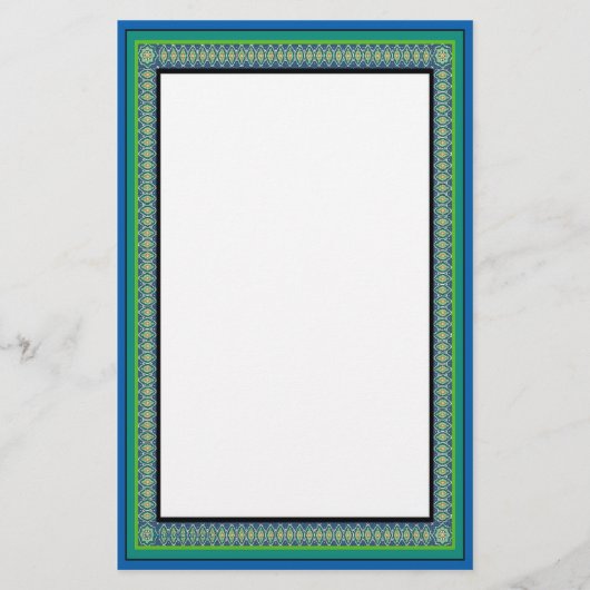 Peacock Walk Briefpapier (Voorkant)