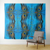 Peacock Wandkleed (In Situ (horizontaal))