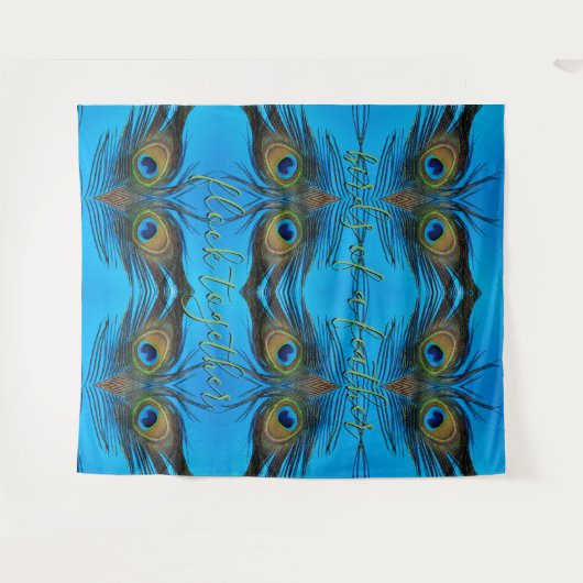 Peacock Wandkleed (Voorkant (horizontaal))