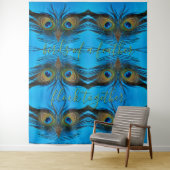 Peacock Wandkleed (In situ)