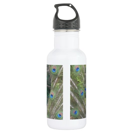 Peacock Water Fles (Achterkant)