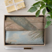 Peacock Water Lily Flora French Ephemera Decoupage Tissuepapier (Geschenk)