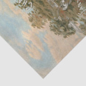 Peacock Water Lily Flora French Ephemera Decoupage Tissuepapier (Detail)