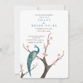 Peacock-Waterverf Kaart (Voorkant)