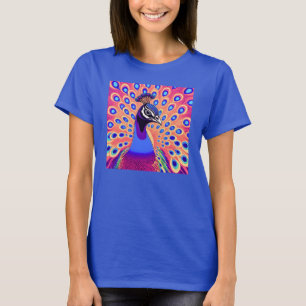 Peacock-Waterverf T-shirt