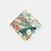 Peacock Weddenschappen Papier servetten (Hoek)