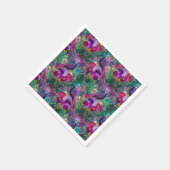 Peacock Weddenschappen Papier servetten (Hoek)