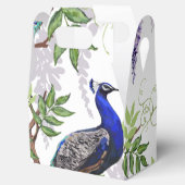 Peacock Wedding Bedankdoosjes (Geopend)