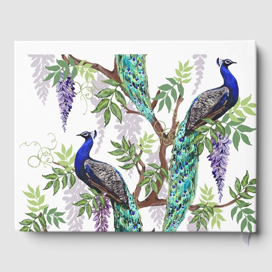 Peacock Wedding Gastenboek (Achterkant)