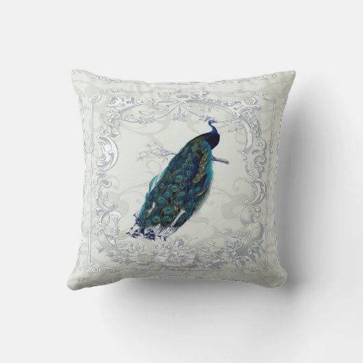 Peacock Wedding Jubileum 40e 50e 60e Kussen (Achterkant)