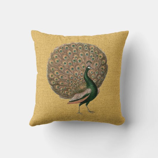  Peacock Wedding Jubileum 40e 50e 60e Kussen (Achterkant)