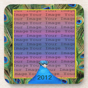 Peacock Wedding Onderzetters