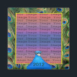 Peacock Wedding Photo Magnet<br><div class="desc">Uw gebeurtenis zal de perfecte fotobeëindiging hebben wanneer uw gasten deze fotomagneten als hun gunsten thuis nemen. Deze trendy fotomagneten bieden een unieke, en functionele manier om foto's weer te geven. Ideaal voor foto's van je evenement om je gast te herinneren aan je speciale dag. Personaliseer door de tekst op...</div>