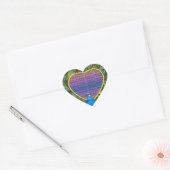 Peacock Wedding Photo Stickers (Envelop)