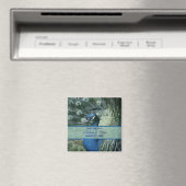 Peacock Wedding Save the Date Magneet (Insitu (Vaatwasser))